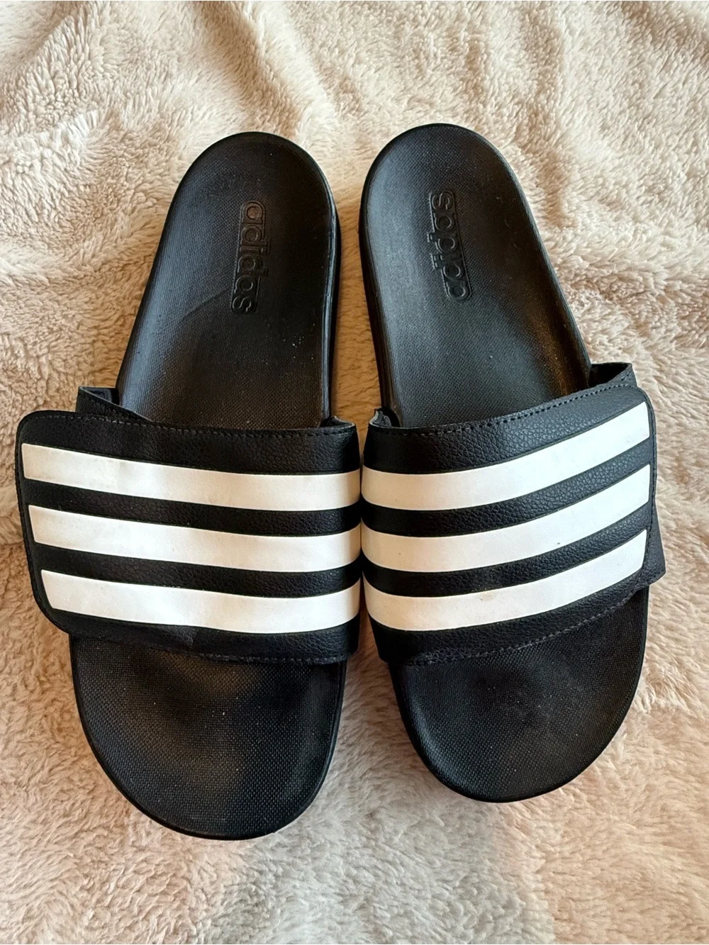 Adidas Adilette Comfort Slides Men's Sz 10